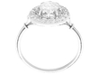 Art Deco Diamond Cluster Ring in Platinum