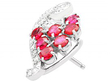 Ruby and Diamond Antique Earring