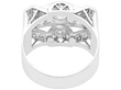 Multi Stone Diamond Dress Ring Antique 
