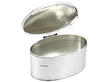 Antique Silver Biscuit Box open