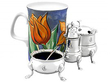Large Boxed Silver Condiment Set 