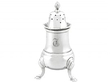 Large Boxed Silver Condiment Set 