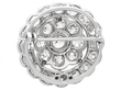 Victorian Diamond Brooch White Gold