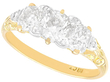 H Colour Diamond Trilogy Ring