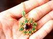 Garnet Pendant In Hand