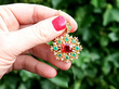 Antique Victorian Pendant outside