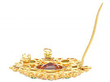 Garnet Antique brooch open