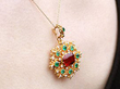 Gold Pendant on the neck