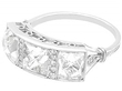 French Cut Diamond Trilogy Ring