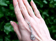Outside Image Art Deco Diamond Pendant Platinum