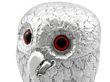Antique Silver Owl Mustard Pot