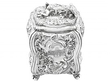 Georgian Silver Tea Caddies Boxed 