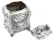 Georgian Silver Tea Caddies Boxed 