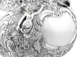 Antique Silver Armada Jug