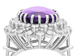8 Carat Amethyst Ring Vintage Outside 