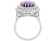 Vintage 8 Carat Amethyst Ring 