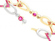 Antique Ruby and Diamond Bracelet clasp open
