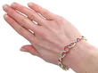 Edwardian Ruby and Diamond Bracelet on hand