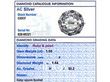 Victorian Ruby and Pearl Brooch Grading Data 