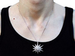 Diamond Star Brooch Victorian Wearing Necklace