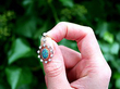 Antique Opal and Diamond Drop Earrings outside