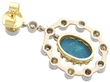 Antique Opal and Diamond Drop Earrings 