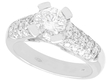 1 Carat Diamond Engagement Ring White Gold