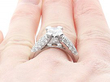 1 carat Diamond Ring on the Hand