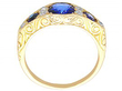 Dress Ring with Sapphires