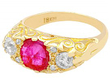 1930s ruby ring