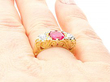 antique ruby 1930s ring