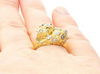 close up diamond ring 