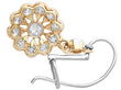 Diamond Cluster Drop Earrings