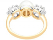 Trilogy Ring with Pearl
