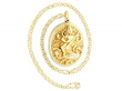 Large Antique Gold Locket with chain