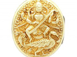 Posterior of Large Antique Gold Locket