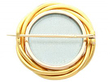 Antique Enamel Brooch with Portrait