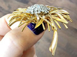 Vintage Gold Flower Brooch