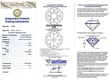 Gold Flower Diamond Brooch certificate 