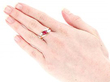 Edwardian Ruby and Diamond Ring 