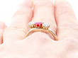 Edwardian Ruby and Diamond Ring 