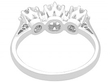 18ct White Gold Diamond Three Stone Ring