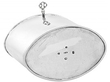 Antique Silver Tea Caddy with Lock underside