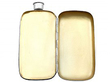 Antique Silver Sandwich Box and Flask Open 