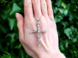 Diamond Cross Pendant in Platinum
