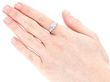 Antique I Color Diamond Engagement Ring Wearing Image