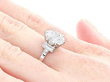 Diamond Engagement Ring on the Hand