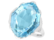 White Gold Aquamarine Ring 