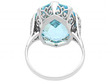 White Gold Aquamarine Ring