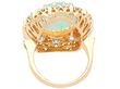 Vintage Opal Cluster Ring